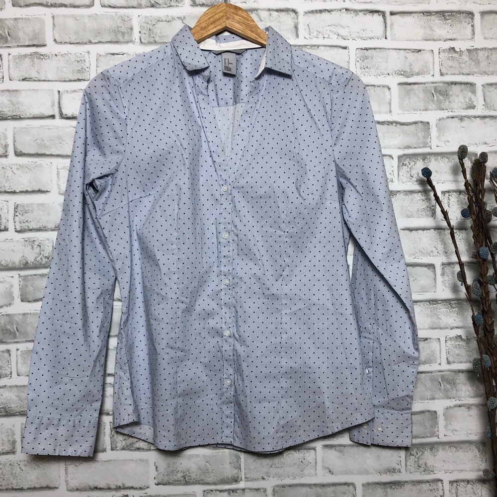 H&M Long Sleeve Button-Down Shirt SZ 12